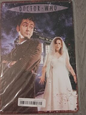 Doctor Who Metal Sign - TARDIS Poster Style